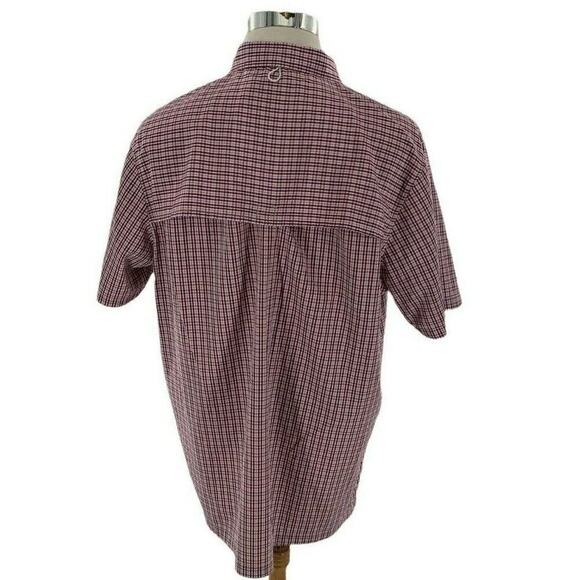 Big Sky Outfitters Shirt Men's Sz XL Plaid Button Up Outdoor Fishing Vented Top - Picture 3 of 8